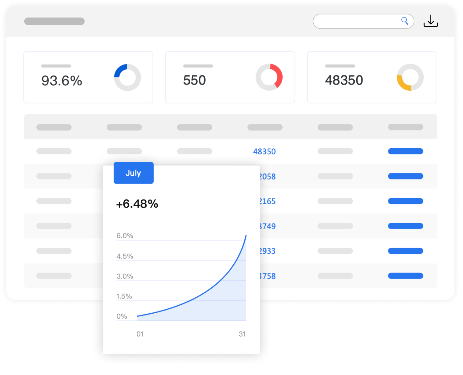 App screen